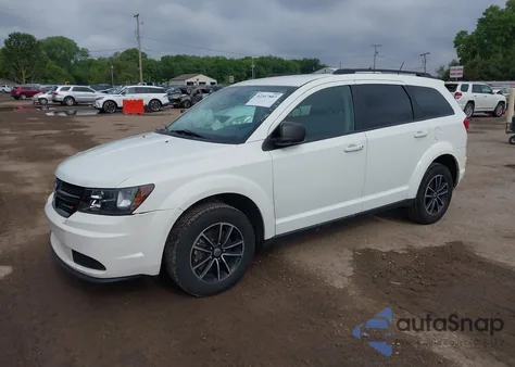 2018 Dodge Journey Se из США, поврежденный, VIN 3C4PDCAB9JT428321